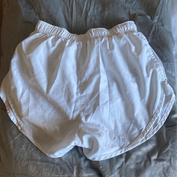 White Nike Tempo Running Shorts - Picture 4 of 6